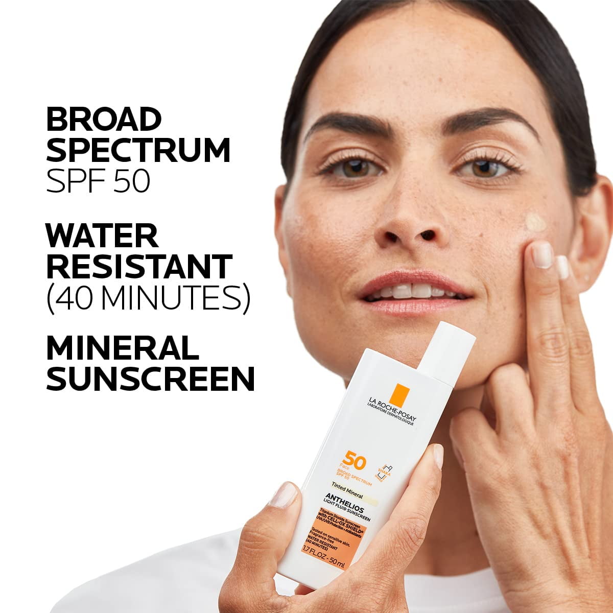 Buy La RochePosay Anthelios Tinted Sunscreen SPF 50, UltraLight Fluid
