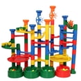 thumbnail image 1 of YOPTOP Ensemble de Piste en Marbre 112 Pcs - Jouets pour Enfants, Piste de Course en Marbre Éducative STIM, Blocs de Construction de sous-Verres Labyrinthe en Marbre, 1 of 5