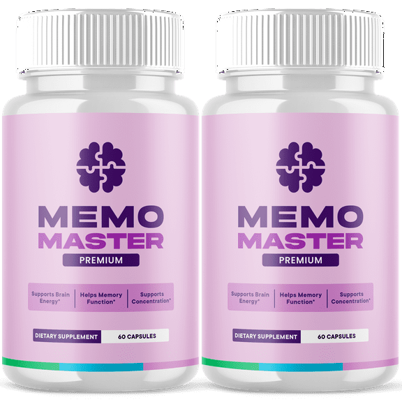 Memo Master Advanced Formula Brain Support MemoMaster Maximum Strength Supplement 120 Capsules