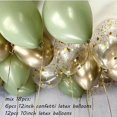 thumbnail image 3 of 18 piezas/juego de globos metálicos dorados, plateados y blancos, bolas de confeti para cumpleaños, globos de helio de aire, suministros festivos para fiestas en el hogar de Ramadán, 3 of 5
