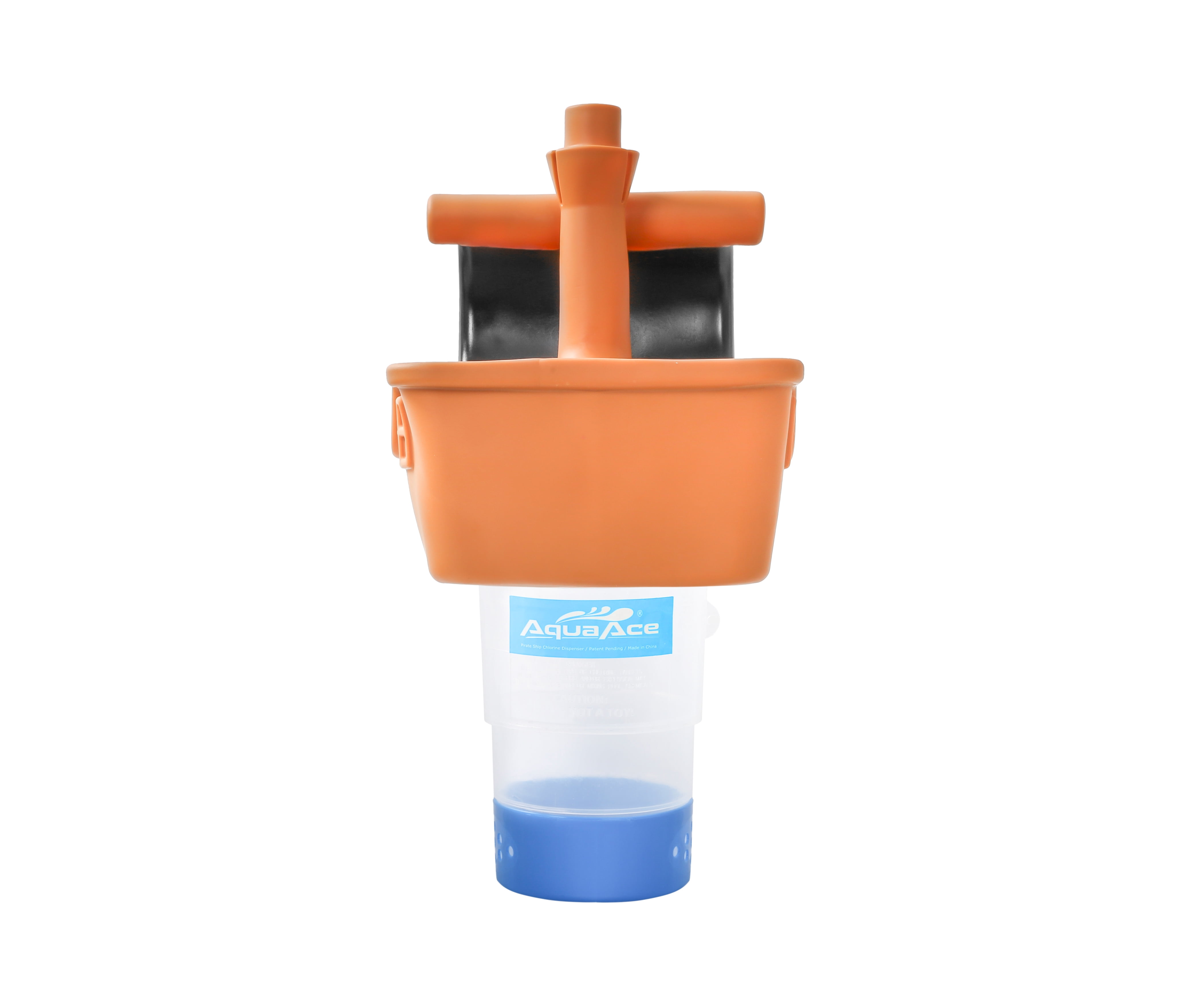 AquaAce Pirate Ship Chlorine Floater Dispenser