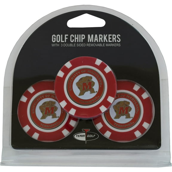 Maryland Terrapins Golf Chip 3-Pack Set