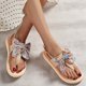thumbnail image 2 of Amzcrzy Zapatos de mujer,Zapatos de mujer,Zapatillas de mujer, Sandalias planas de mujer, sandalias de playa para mujer, zapatillas casuales antideslizantes de verano Sandalias Mujer Zapatillas De Ca, 2 of 7