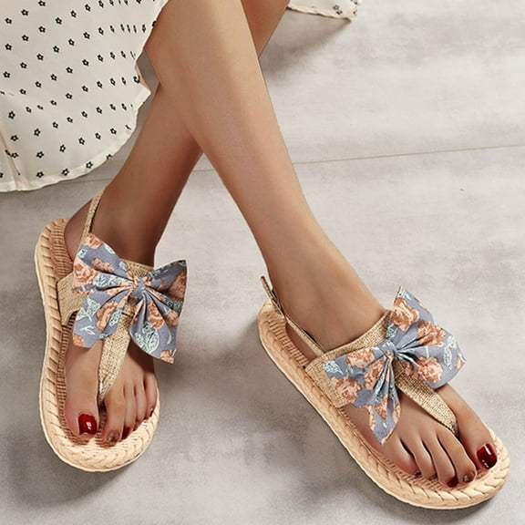 AXXD Women Sandals Flat Shoes Ladies Beach Sandals Summer Non-Slip Causal