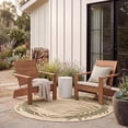 thumbnail image 3 of Safavieh Courtyard Cailyn Floral Indoor/Outdoor Area Rug, Cream/Green, 7'10" x 7'10" Round, 3 of 10