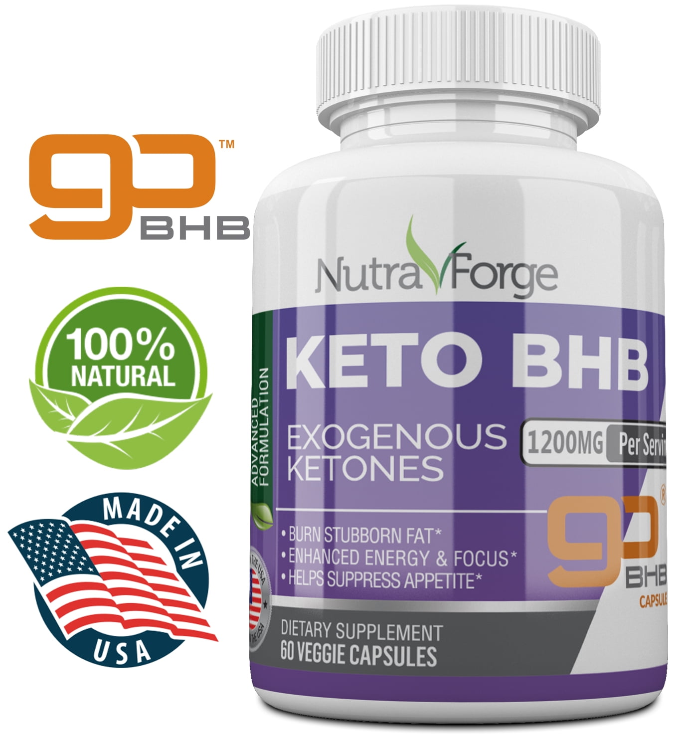 Keto BHB Pills – 1200mg Keto Diet Pills, Keto BHB Salts for Appetite ...