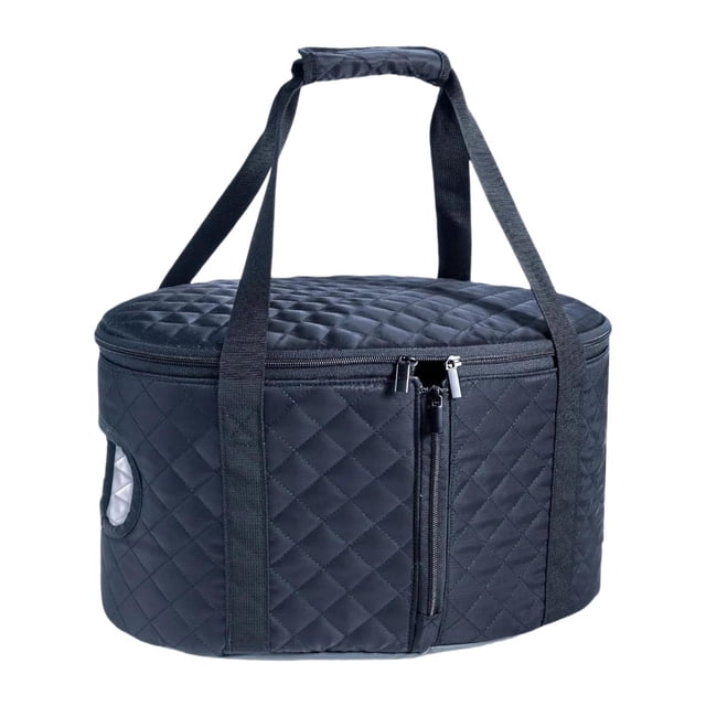 Bolsa de transporte para olla de cocción lenta, accesorio, fácil de usar, con cierre de tapa, ligera y aislante.