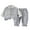 Gray, variant on Vedolay Boy Casual Outfits Boy's Tie Dye Long Sleeve Round Neck Top and Biker Pants 2 Piece Fall Outfit,Dark Gray 3-4 Years