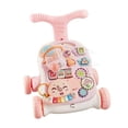 thumbnail image 4 of Siruishop Baby Activity Walking Toy Activity Center Stand,Push,Walk Pull Learning Activity pink, 4 of 8
