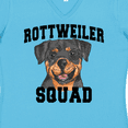 thumbnail image 4 of Inktastic Dog Rottweiler Squad Women's V-Neck T-Shirt, 4 of 5