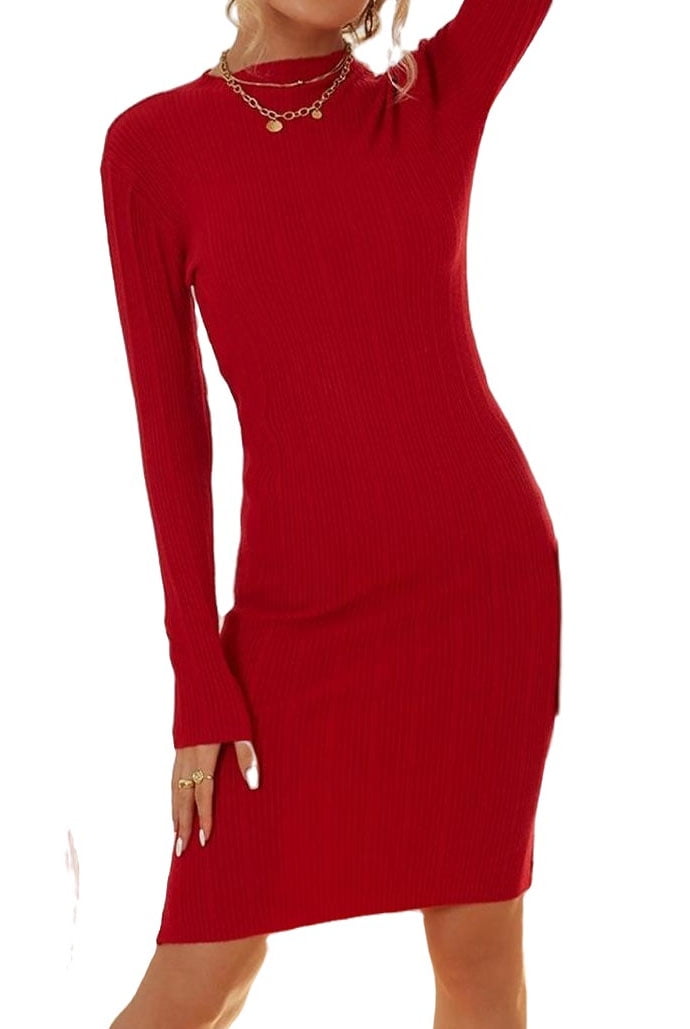Red Sweater Dresses