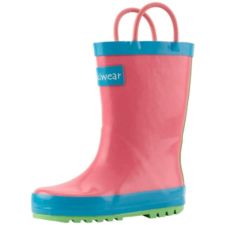 

Oaki Kids Waterproof Rain Boots with Easy-On Handles