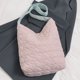 thumbnail image 5 of Bolso Hobo de plumón para mujer, bolso de hombro acolchado de gran capacidad, bolso de compras (rosa), 5 of 6
