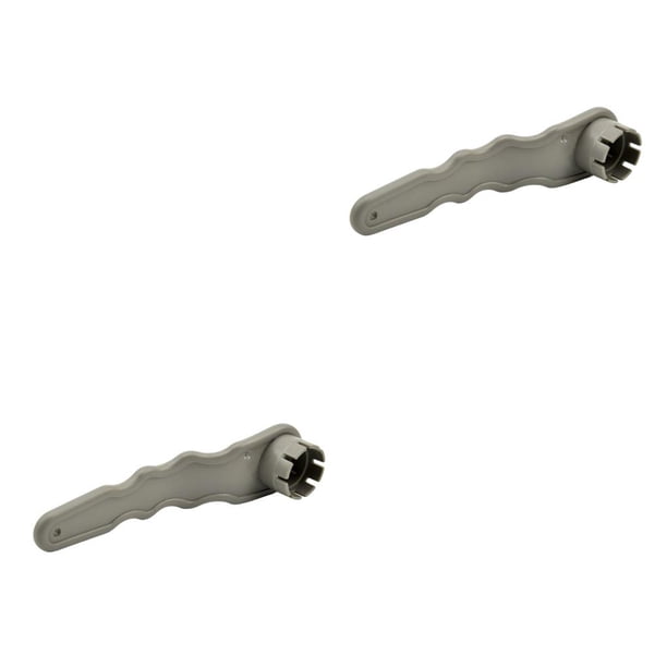 Sonducket Air Valve Wrench 8 Sections Compact Inflatable Release Light-weight PVC Boat Installation Spanner Handy Assembly Supplies Size Gris/8T 2piezas