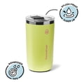 thumbnail image 2 of ThermoFlask Drinkware 16 oz Beer Tumbler - Double-Wall Insulated for Cold & Hot Drinks - Lightweight & Simple Cup with Innovative Press In Slider Lid - Modern & Durable -Unmellow Yellow, 2 of 5