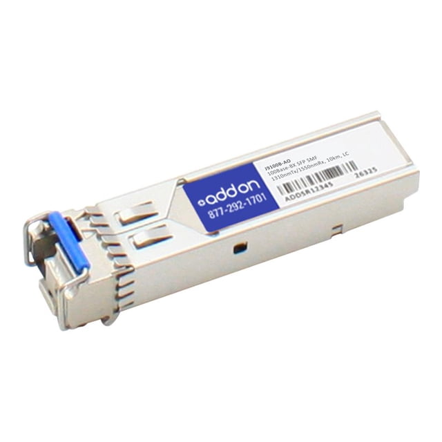 AddOn HP J9100B Compatible SFP Transceiver - module Transceiver SFP (mini-GBIC) - 100Mb LAN - 100Base-BX10-U - 1550 (TX) / 1330 (RX) nm