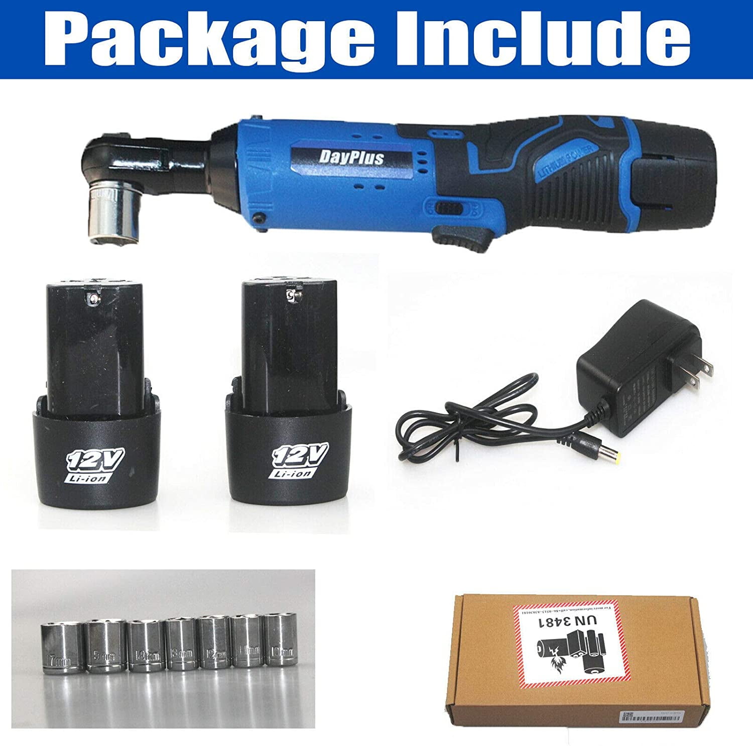 Dayplus impact wrench battery hotsell