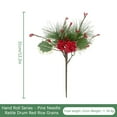 thumbnail image 2 of hengsof Pics de Noël Tiges de Baies Rouges Artificielles Fausses Baies de Houx pour Ornements de Sapin de Noël Couronne DIY Vase Décoration de Cheminée, 2 of 2