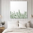 thumbnail image 4 of Green Plants Wall Art Painting on Canvas, Lavender Floral Spring Wildflower White Canvas Art Home Prints Wall Art Framed Modern Artwork for Living Room Bedroom Wall Decor 16x16in, 4 of 6