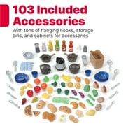 Step2 Grand Walk-in Kitchen Plastic Play Kitchen and Kid Grill, Brown