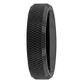 thumbnail image 3 of Mens Black Tantalum Crosshatch Pattern Beveled Edge Wedding Band, 3 of 4