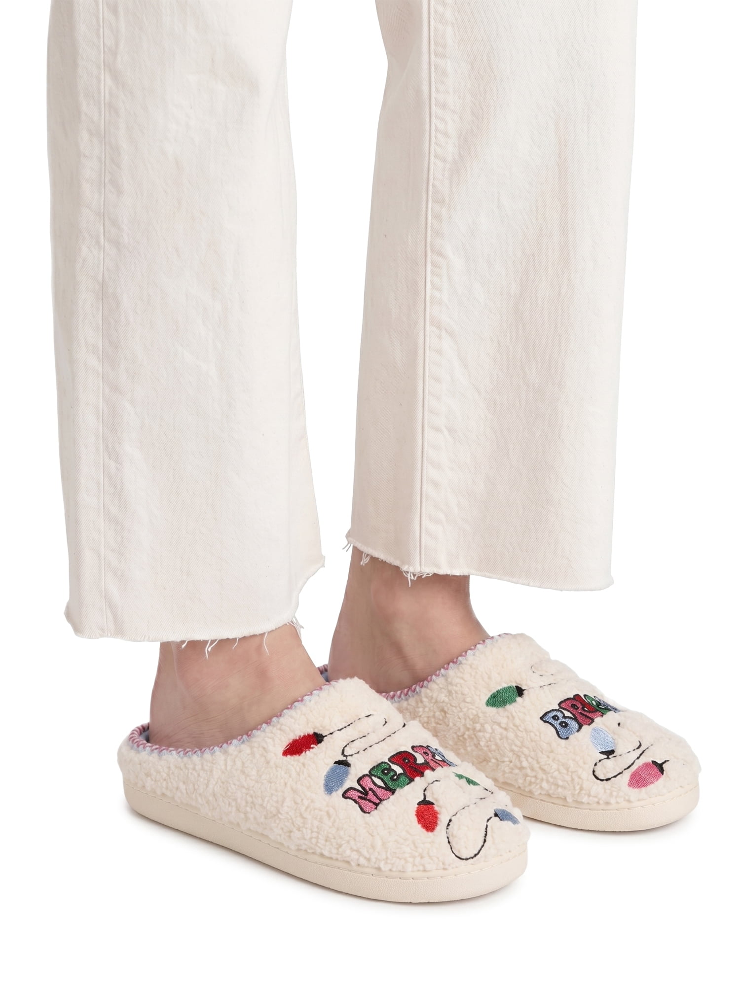 MUK LUKS Women's Cozy Holiday Clog Slipper