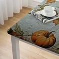 thumbnail image 4 of BANET Rectangle Tablecloth, Fall Thanksgiving Pumpkin Maple Leaves Waterproof Wrinkle Resistant Dinning Table Cloth Cover for Outdoor and Indoor white, 4 of 7