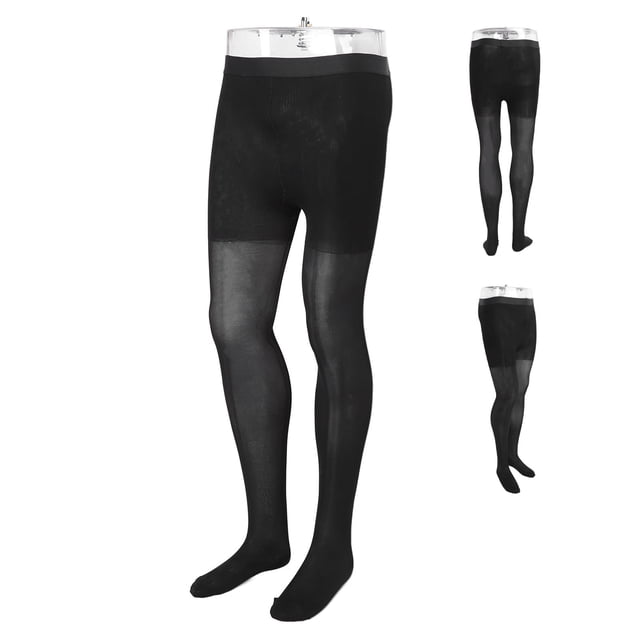 15 Pantimedias Elásticas De Compresión De 15 A 20 MmHg Pantimedias Elásticas Negras Finas Y Cómodas Para Viajar A Casa