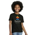 thumbnail image 3 of Autism Puzzle Piece Think Different Crewneck T Shirts Boy Girl Teen Brisco Brands XS, 3 of 6