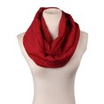 thumbnail image 2 of Zeus Fashion Simple Solid Color Soft Warm Women Lady Scarf Circle Neck Wrap Gift, 2 of 7