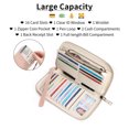 thumbnail image 2 of GAEKEAO Wristlet Wallets for Women RFID Blocking Large Capacity Clutch Wallet Vegan Leather Zip Around Ladies Long Purse, 2 of 7