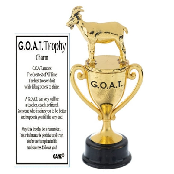 G.O.A.T. Trophy Pocket Charm