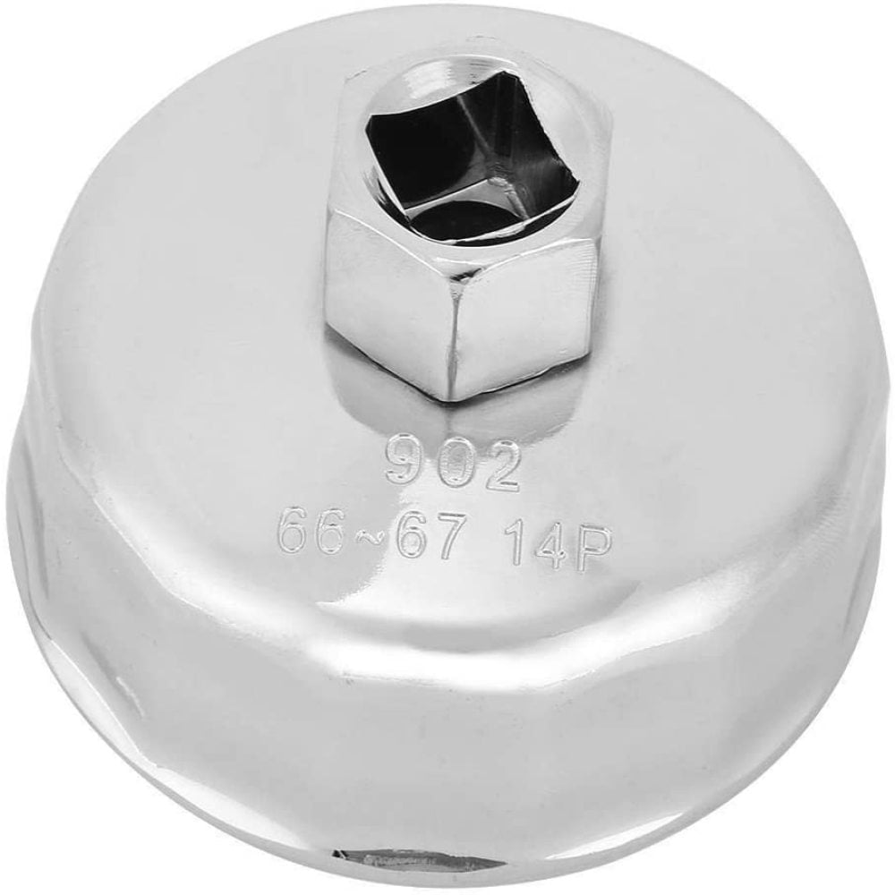 Delaman Car Oil Filter Wrench Cap Socket Drive Remover Tool Oil Filter Cap 32mm 3/8 