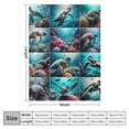 thumbnail image 4 of COMIO Sea Turtle Gifts for Women Men, Sea Turtle Blanket, Sea Turtle Decor Throw Blanket, Best Gifts for Turtle Lovers, Super Soft Warm Cozy Fuzzy Blanket for Home Couch Sofa Bed, 4 of 6
