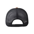 thumbnail image 2 of TOPTIE Suede Mesh Snapback Hat, Adjustable Baseball Cap, Red, 2 of 8