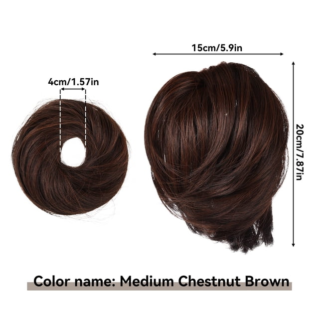 Accesorios para el cabello Soidarity resistentes al calor fibra moño cola de caballo