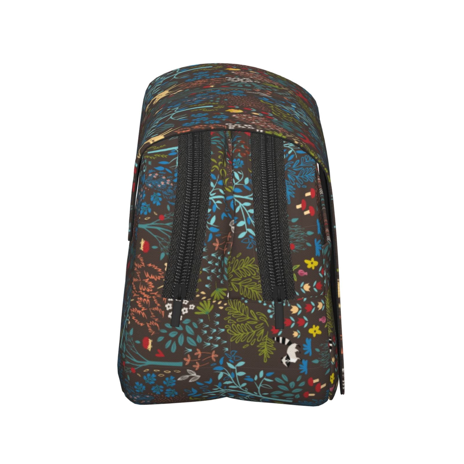 Rateoe Deers In The Forest 1 Pattern Double Clamshell Pen Case, Storage Organizer with Two Zipper Compartments– Holds Up to 50 Pencils & Pens