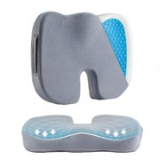 Kadell Memory Foam Office Car Chair Cushion Car Seat Pillow Coccyx Orthopedic Pain Relief With Soft Outer Layer