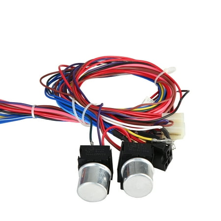 

Universal Car Auto Vehicle 20 Circuit Wiring Harness Wire Kit Repairing Tools