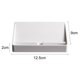 thumbnail image 2 of Bathroom Slightly Sloped Soap Dish Durable Thickened Light Holder For Laundry Room Tub BalconyWhite, 2 of 2
