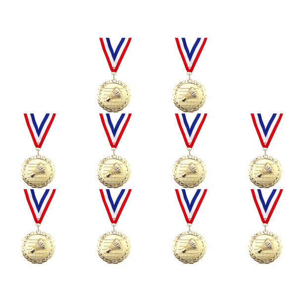 Medalla Bádminton 5 Cm Oro/plata/bronce para Actividades Fiesta (oro)