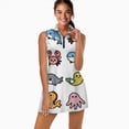 thumbnail image 2 of Cute Aquatic Animals Sports Dresses Women Tennis Dress Outdoor Badminton Golf Quick-Drying And Breathable Sports Dress, 2 of 4