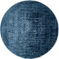 thumbnail image 3 of SAFAVIEH Retro Elsie Abstract Area Rug, Light Blue/Blue, 4' x 4' Round, 3 of 6