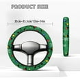 thumbnail image 5 of ZUXONGSY Christmas Golf Cart Steering Wheel Cover Colored Lights Heat Resistant Steering Wheel Covers Universal Auto Accessories Club Car Steering Wheel Cover Xmas Gifts for Golfer Women, 5 of 7