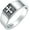8, variant on DVEATR 925 Sterling Silver Cross Signet Ring for Men Size 8/9/10/11/12