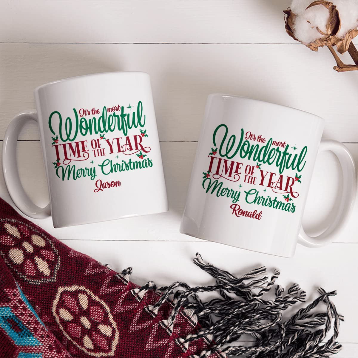 Cozy Warm Coffee Mug, Hot Chocolate Mug With Lid, Insulated Tea Cup,  Christmas Movie Mug, Personalized Gift,custom Made, Deck the Hall Mug 