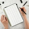 thumbnail image 1 of Shisuyan 2pcs Excel Ledger Book: Business Tracker Book Excel Spreadsheet Notebook Business Accounting Ledger For Bookkeeping 60 Pages, 1 of 8