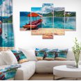 thumbnail image 1 of Boat in Lake Bled In Julian Alps - Large Landscape Canvas Art Print, 1 of 3