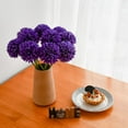 thumbnail image 6 of 12pcs Green Flowers Silk Ball Chrysanthemum Artificial Flowers 12.5" for Home Kitchen Wedding Party Decorations New Year Spring, 6 of 6