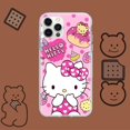 thumbnail image 1 of 66JOT Lovely Kawaii Kitty Diseño Gráfico Suave Transparente Funda Compatible Con Tecno Camon 18 18T 18P Premier Anti-Caída Absorción De Golpes Cubierta, 1 of 4